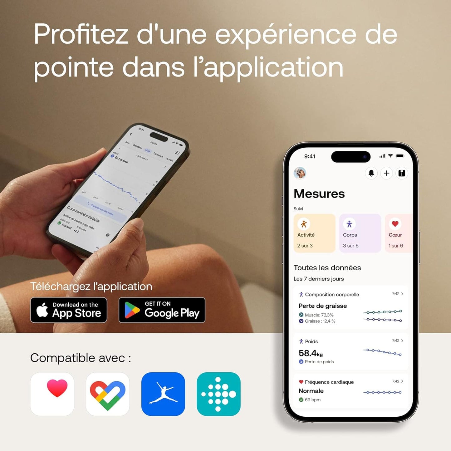Balance connectée Wifi HomeFit