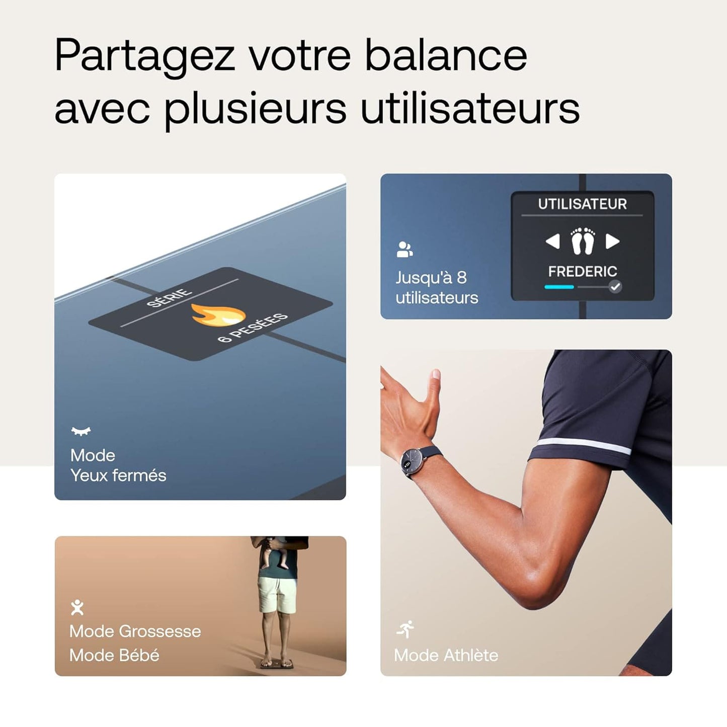 Balance connectée Wifi HomeFit