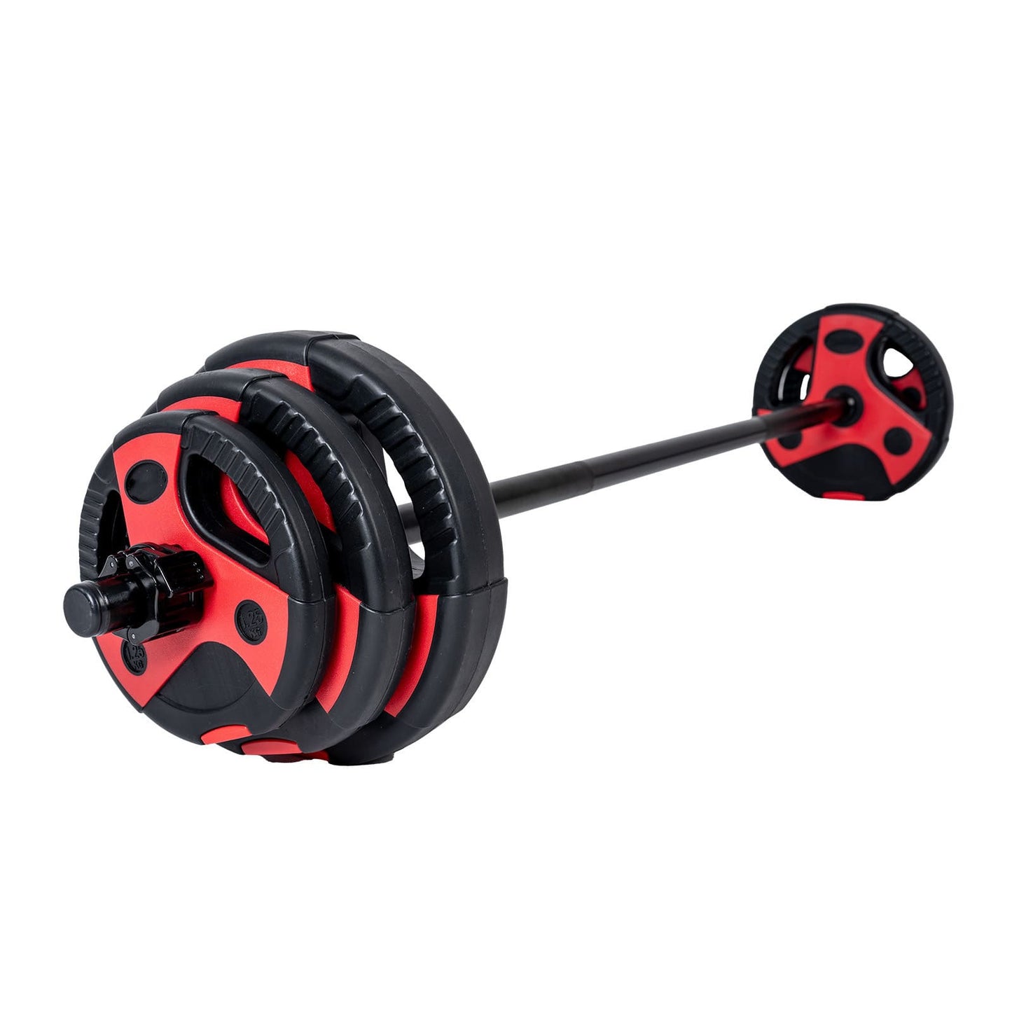 Barre de Musculation Fitness avec Disques (20 kg)