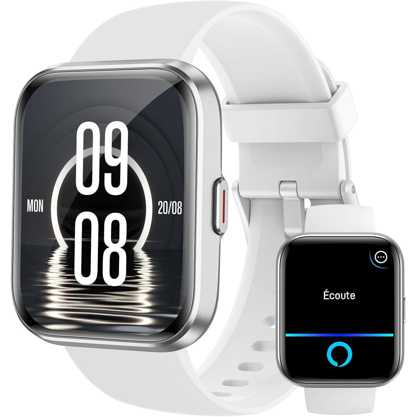 Montre Connectée LumiFit X - 1.8" avec Alexa, Appels Bluetooth, Suivi Santé, 100 Modes Sport, Étanche IP68