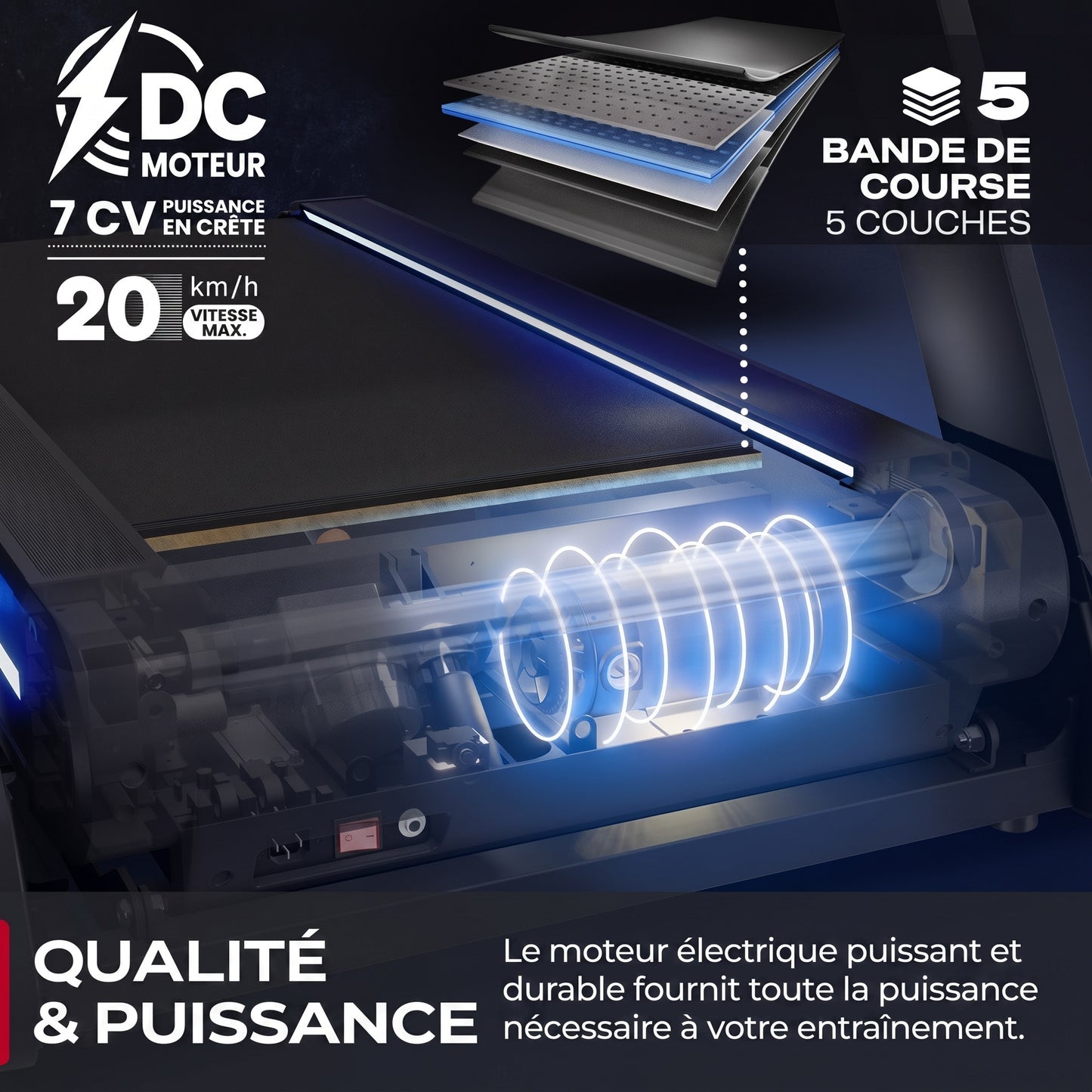 Tapis de marche Apex