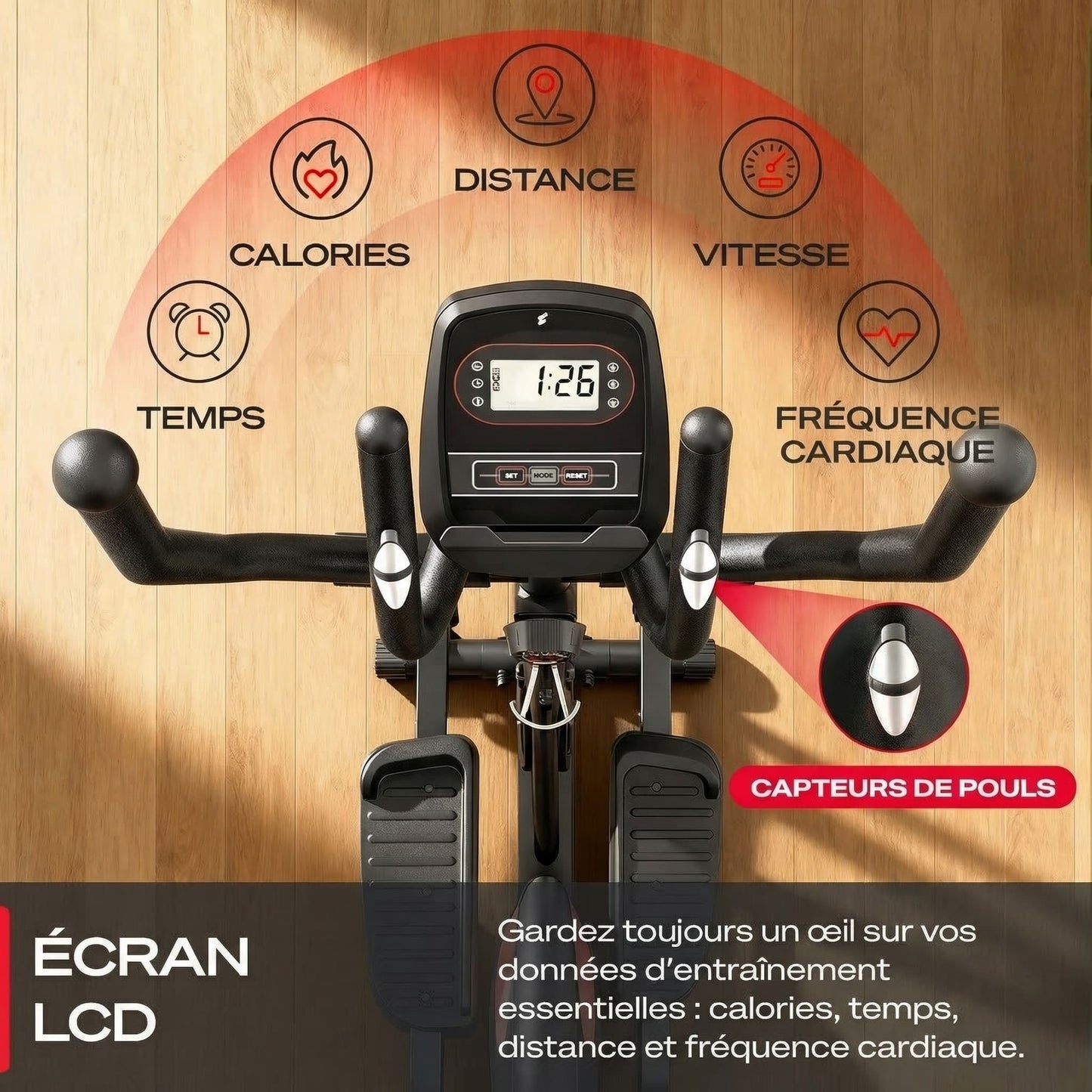 Vélo elliptique Stride