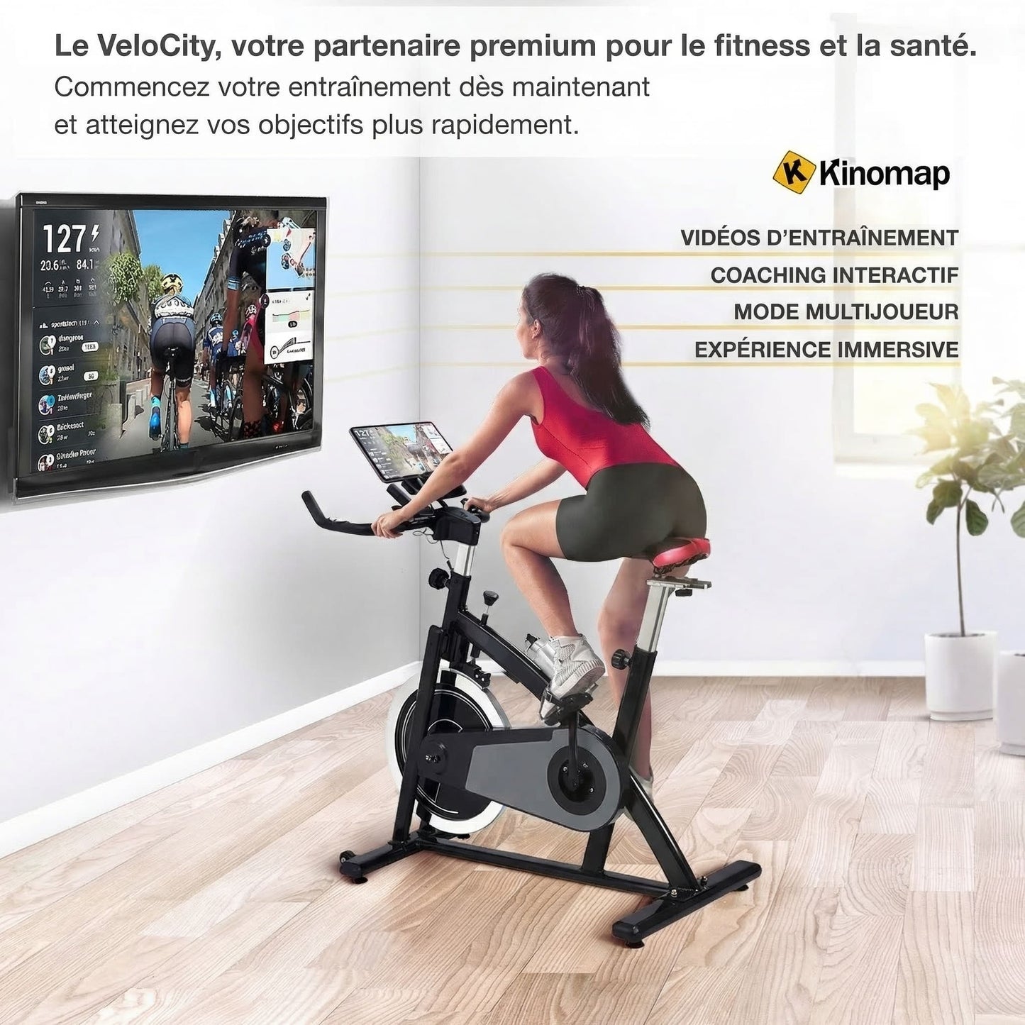 Vélo d'appartement VeloCity