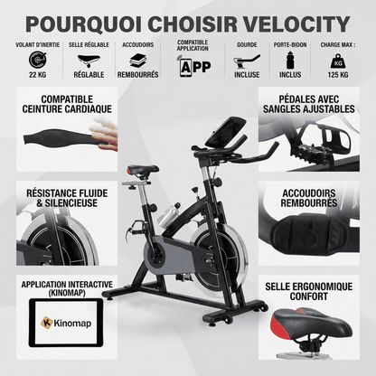 Vélo d'appartement VeloCity