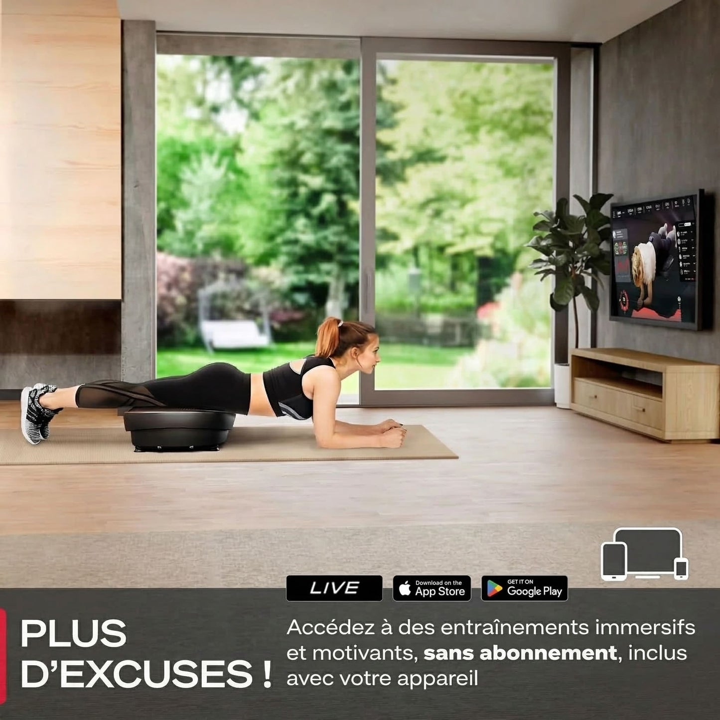 Plateforme vibrante HomeFit