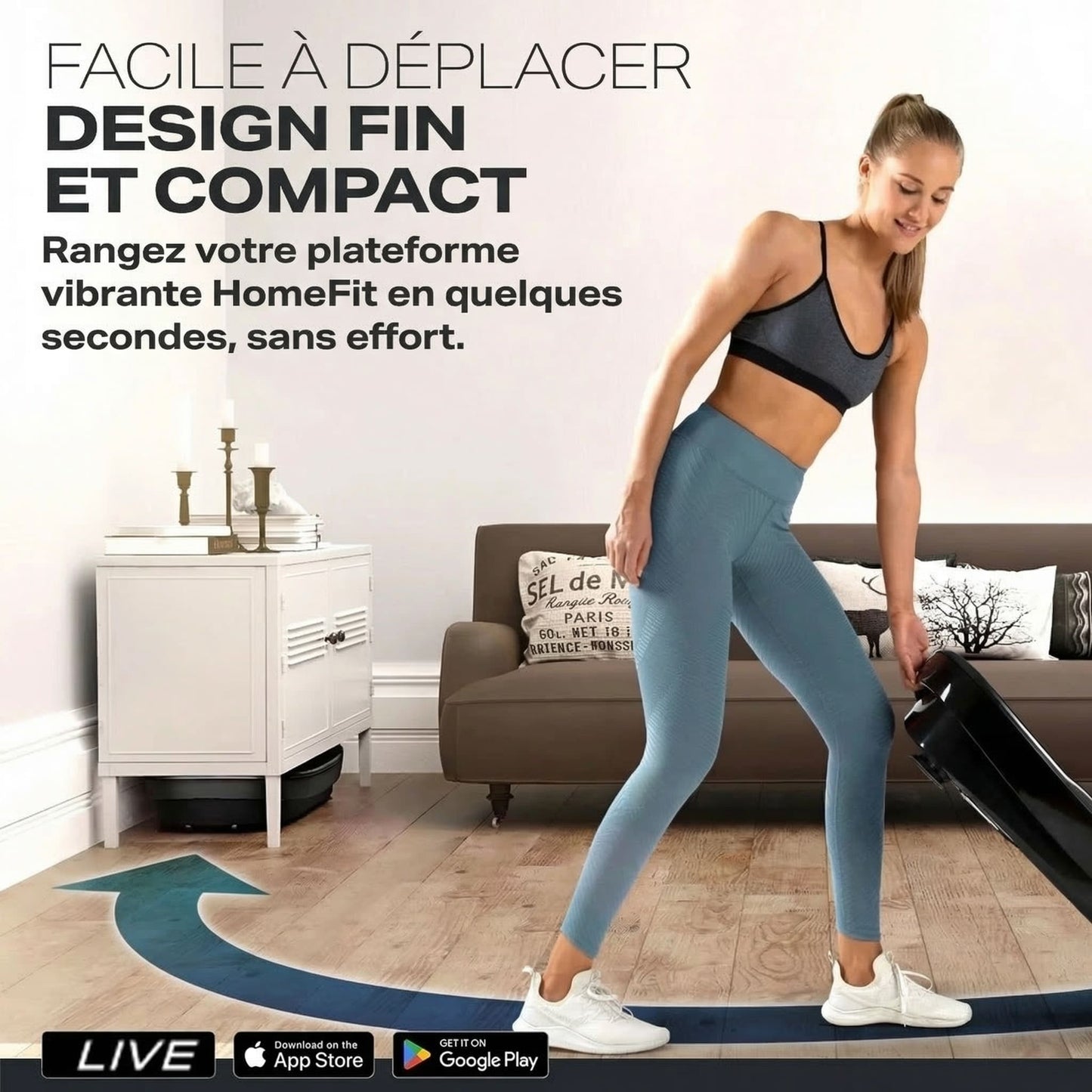 Plateforme vibrante HomeFit